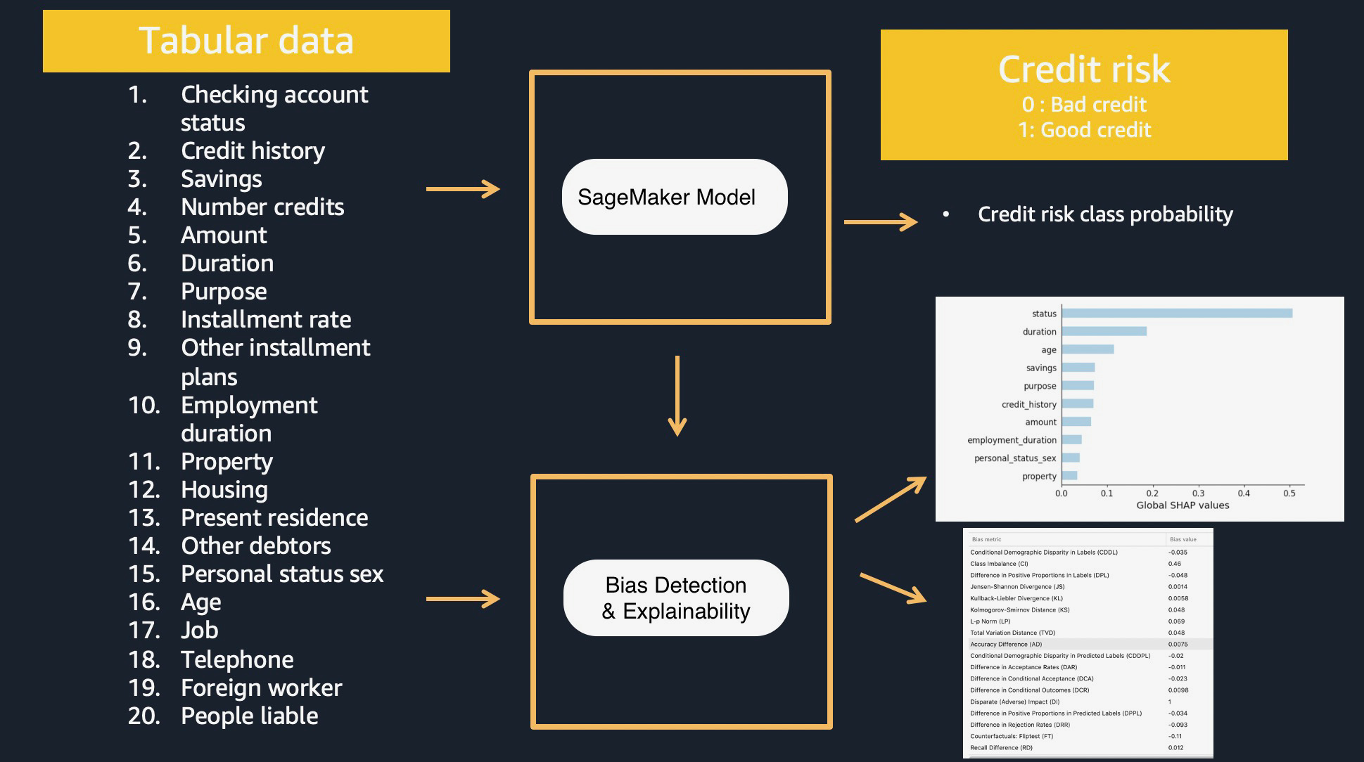 Credit risk explainability use case